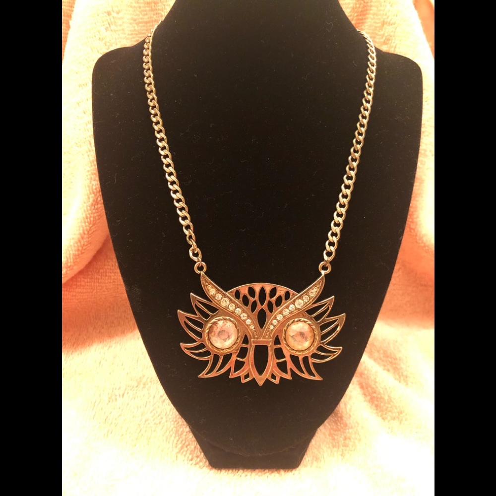Vintage Betsey Johnson Owl Necklace